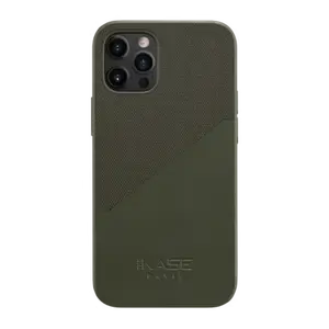 Coque Origami duo pour Apple iPhone 12 Pro Max, Vert camouflage