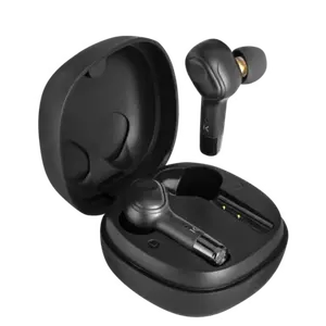 Écouteurs sans fil Sonik Pro intra-auriculaires avec boîtier de chargement, Noir onyx