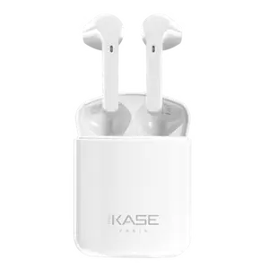 Écouteurs sans fil Sonik Lite On-Ear avec boîtier de chargement, Blanc brilliant