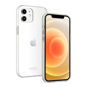 Coque antibactérienne hybride invisible pour iPhone 12 mini, Transparente