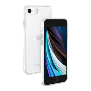 Coque antibactérienne hybride invisible pour iPhone 6/6s/7/8/SE 2020/SE 2022, Transparente