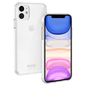 Coque antibactérienne hybride invisible pour iPhone 11, Transparente