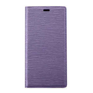 Diarycase 2.0 Coque clapet en cuir véritable avec support aimanté pour Apple iPhone 13 Pro, Violet Lilas