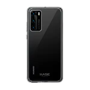 Coque hybride invisible pour Huawei P40, Transparent