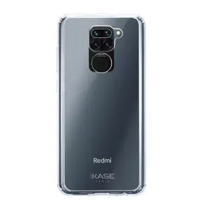 Coque hybride invisible pour Xiaomi Redmi Note 9, Transparente