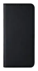 Coque clapet folio avec fente pour cartes & support pour Samsung Galaxy A71, Noir