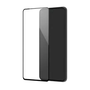 Protection d'écran en verre trempé (100% de surface couverte) pour Xiaomi Redmi Note 9 Pro, Noir