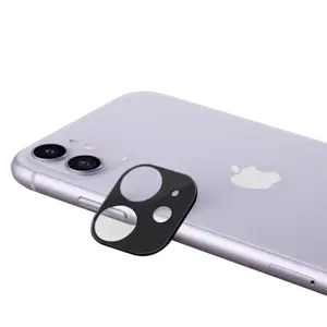 Gen 2.0 Protection pour objectif d'appareil photo premium en verre trempé Apple iPhone 11, Noir