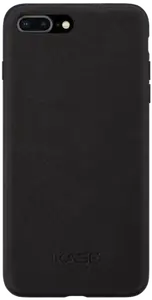 Coque en Suéde Alcantara pour Apple iPhone 7/8 Plus, Noir Minuit