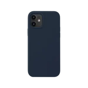 Coque en Gel de Silicone Doux pour iPhone 12 mini, Bleu Oxford