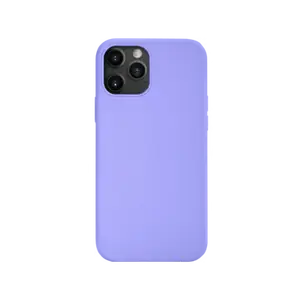 Coque antichoc en gel de silicone doux pour Apple iPhone 12/12 Pro, Violet