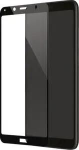 Protection d'écran en verre trempé (100% de surface couverte) pour Xiaomi Redmi 7A, Noir
