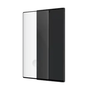 Protection d'écran en verre trempé Bord à Bord Incurvé pour Samsung Galaxy Note20, Noir