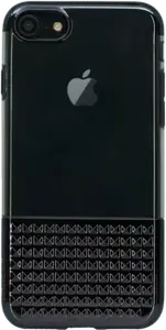 Coque ultra slim cloutée invisible pour Apple iPhone 7/8/SE 2020 0,8mm, Noir de jais