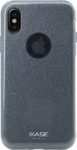 Coque slim pailletée étincelante pour Apple iPhone X, Noir