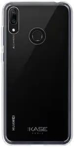 Coque hybride invisible pour Huawei Y7 2019, Transparent