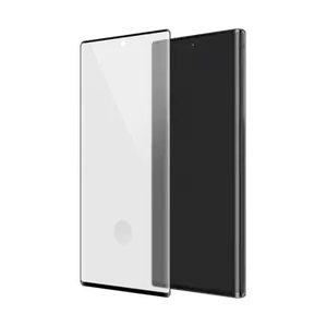 Protection d'écran en verre trempé Bord à Bord Incurvé pour Samsung Galaxy Note10, Noir