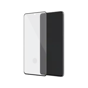 Protection d'écran en verre trempé Bord à Bord Incurvé pour Samsung Galaxy S20, Noir