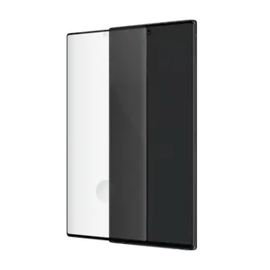Protection d'écran en verre trempé Bord à Bord Incurvé pour Samsung Galaxy Note20 Ultra, Noir