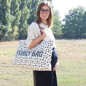 Sac à anses Family bag léopard