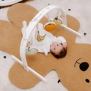 Tapis de jeu Teddy bear ours beige (150 x 109 cm)