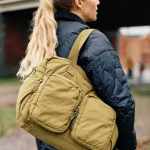 Sac à langer et pochette Mellow kaki