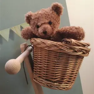 Panier de vélo en osier