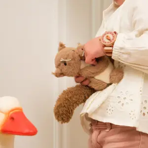 Peluche Maman et bébé écureuil (15 cm)