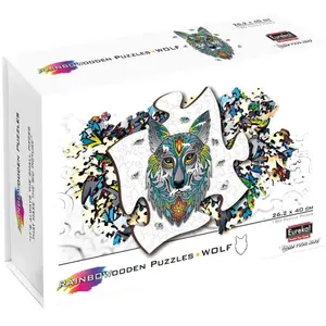Puzzle Rainbowooden - Loup