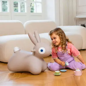Ballon sauteur Hoppi Lapin Beige