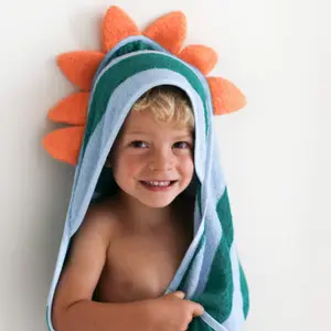 Cape de bain Dino Lagon (75 x 75 cm)