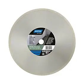 Disque diamant continu carrelage Norton 200x25,4 mm