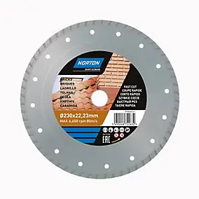 Disque diamant turbo multi Norton 230x22,2 mm