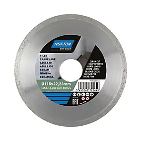 Disque diamant continu carrelage Norton 115x22,2 mm