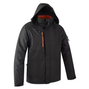 Parka "YUZU" noir doublure polaire et capuche - taille XL