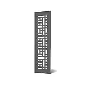 Panneau décoratif vertical pour pergola Vali l.60 x h.225 cm gris 7016