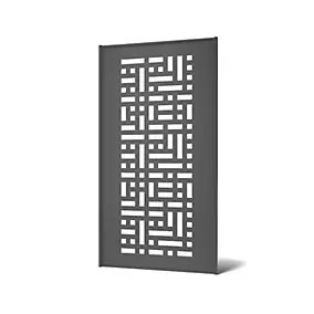 Panneau décoratif vertical pour pergola Vali l.120 x h.225 cm gris RAL 7016