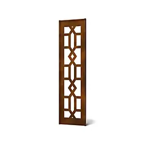 Panneau décoratif 4 pour pergola coloris rouille H.225 x l.60 cm 4ALU