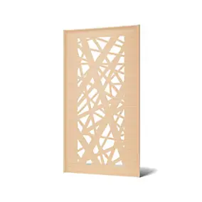 Panneau décoratif 5 pour pergola chêne clair H.225 x l.120 cm 4ALU