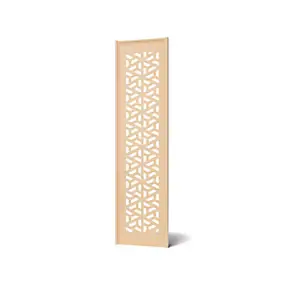 Panneau décoratif 6 pour pergola chêne clair H.225 x l.60 cm 4ALU