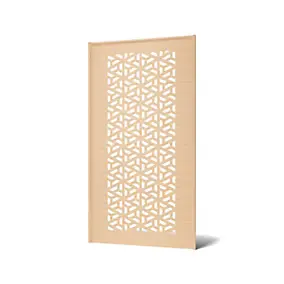 Panneau décoratif 6 pour pergola chêne clair H.225 x l.120 cm 4ALU
