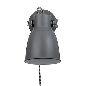 Applique murale Adrian E27 25W IP20 Ø12.5 H.20.2 x L.20 cm métal noir