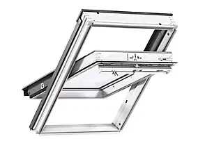 Fenêtre de toit à rotation VELUX Confort Whitefinish - bois peint en blanc L. 55 x H. 78 cm (GGL 2076 CK02)
