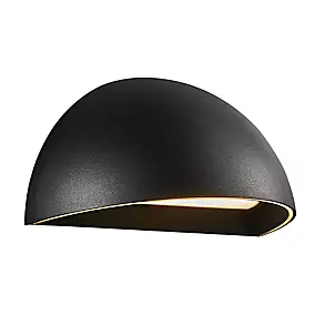 Applique murale extérieure noire LED 440lm 2200K-6500K IP54 Nordlux Arcus Smart