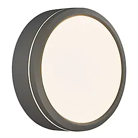 Applique murale extérieure Smart LED IP54 gris 9,5W 600lm Ø20cm, Nordlux Ava