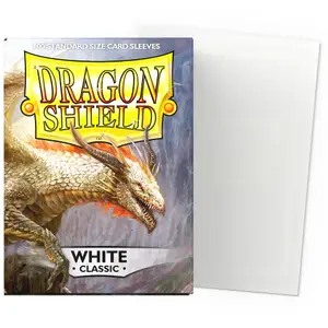 100 Pochettes Classic Format Standard Blanc - Dragon Shield