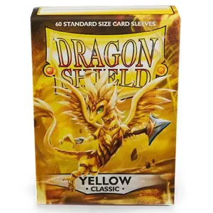 60 Pochettes Classic Format Japonais Jaune - Dragon Shield