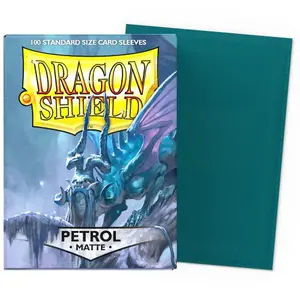 100 Pochettes Matte Format Standard Petrol - Dragon Shield
