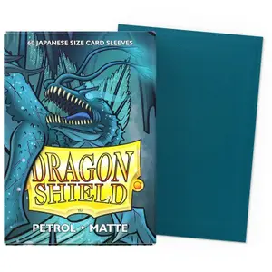 60 Pochettes Matte Format Japonais Petrol - Dragon Shield