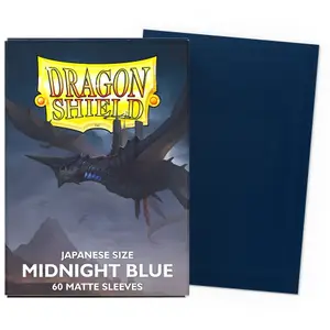 60 Pochettes Matte Format Japonais Night Blue - Dragon Shield